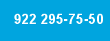 922 295-75-50 922 295-75-50
